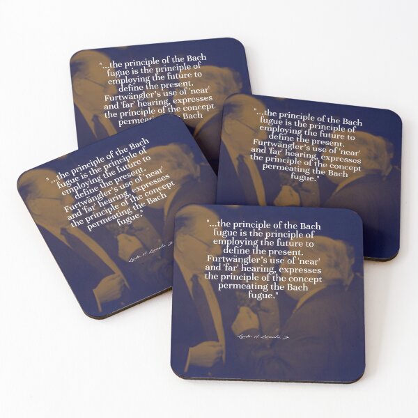 Item preview, Furtwangler and Bach Fugue quote designed and sold by FernhorenFits.