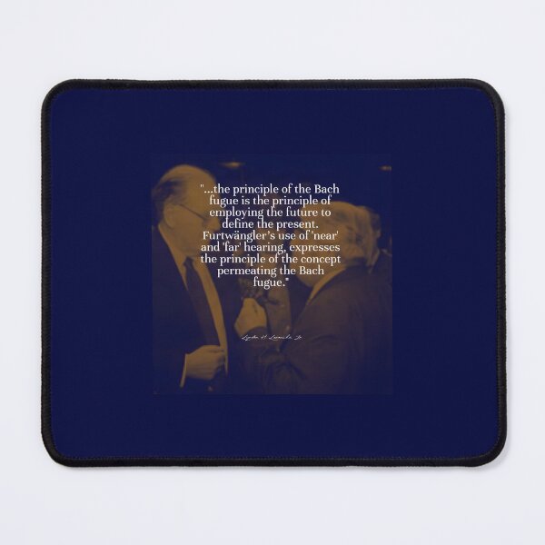 Item preview, Furtwangler and Bach Fugue quote designed and sold by FernhorenFits.