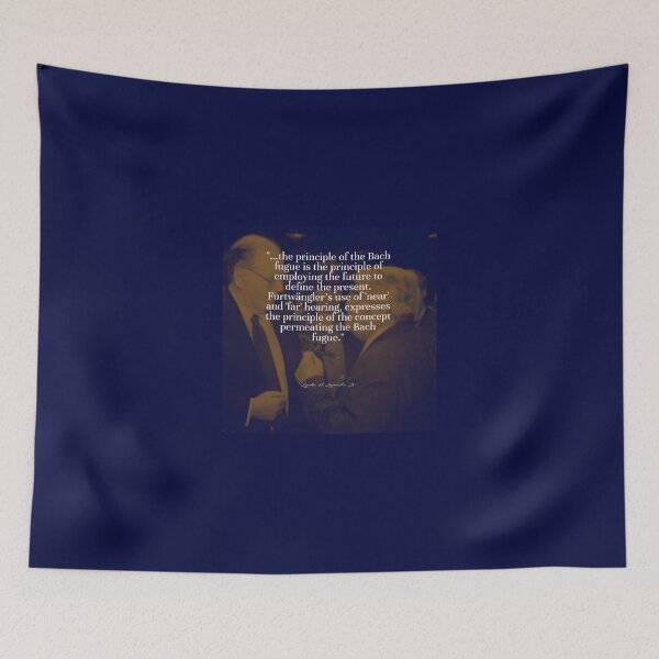 Item preview, Furtwangler and Bach Fugue quote designed and sold by FernhorenFits.