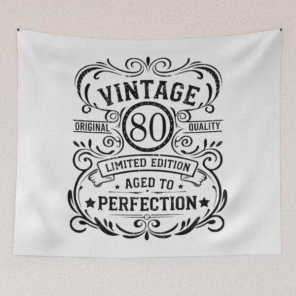 Item preview, Aged To Perfection - Vintage 80 years old - 80th Birthday Party Gift designed and sold by Alexaltay.