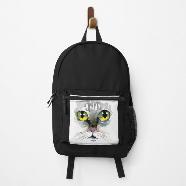 Item preview, Cats face, original watercolor. designed and sold by aswoa.