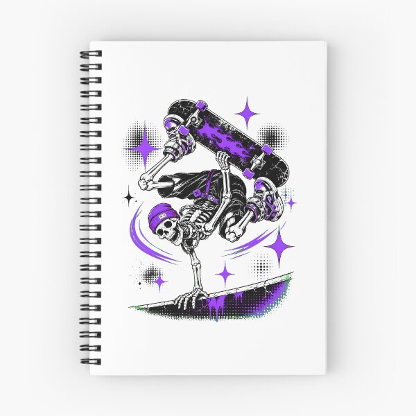 Item preview, Skateboarding Skeleton Streetwear Skater Beanie Purple designed and sold by chattsuede.