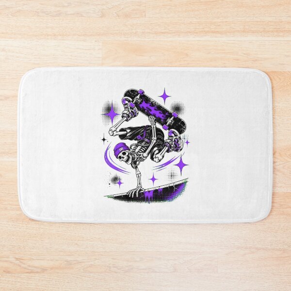 Item preview, Skateboarding Skeleton Streetwear Skater Beanie Purple designed and sold by chattsuede.