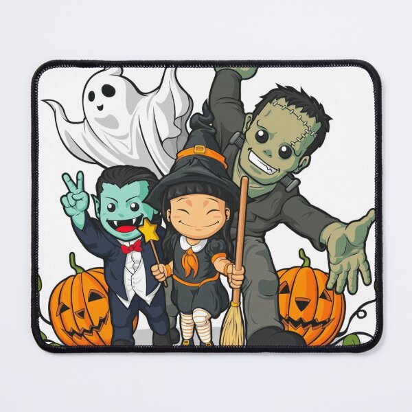 Item preview, Cute Halloween Monsters Group Witch Dracula Frankenstein designed and sold by NNCollection.
