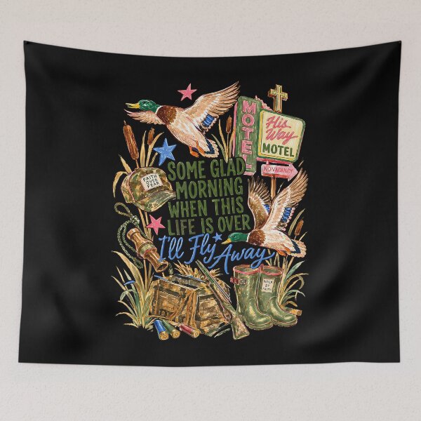 Item preview, Retro Christian Hunting I'Ll Fly Away When Glad Morning designed and sold by smiadraspi.