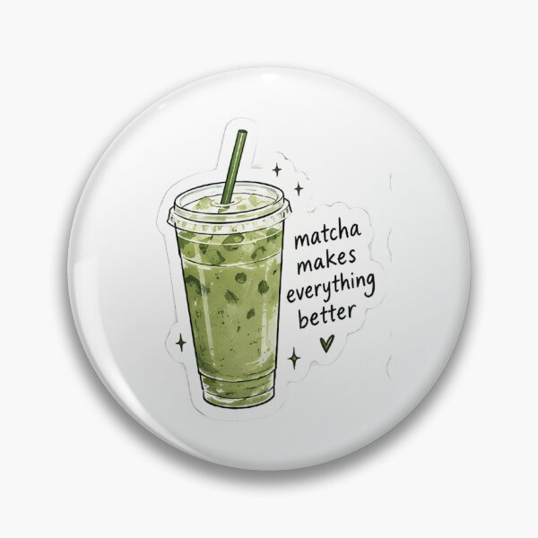 Item preview, Matcha Makes Everything Better Sticker – Green Tea designed and sold by posteratorshop.