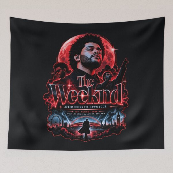 Item preview, The Weeknd Wembley Stadium, London, England August 16 2026 designed and sold by AndyGordon125.