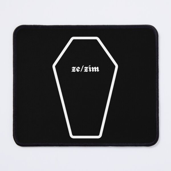 Item preview, Pronoun (ze/zim) Coffin designed and sold by Cute-Chaotic-Co.