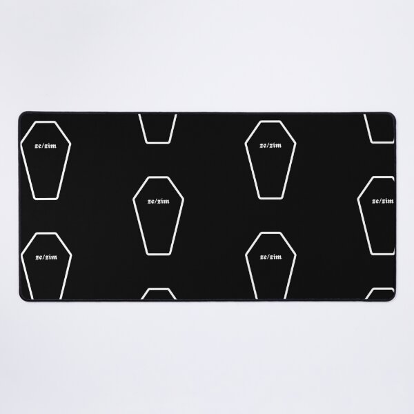 Item preview, Pronoun (ze/zim) Coffin designed and sold by Cute-Chaotic-Co.