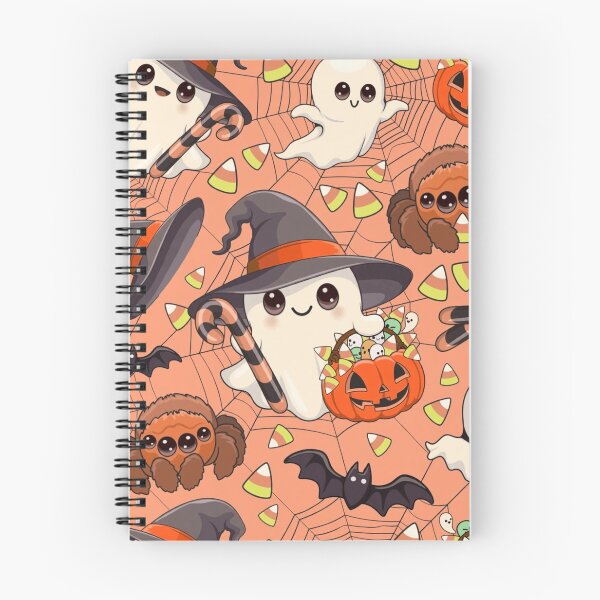 Item preview, Cute Halloween Ghost Pattern Candy Corn Spiders designed and sold by NNCollection.