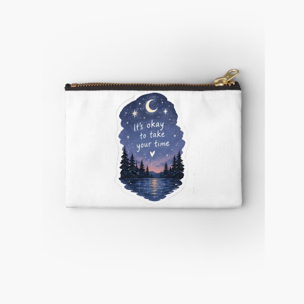 Item preview, It’s Okay to Take Your Time Sticker – Moonlight Lake designed and sold by posteratorshop.