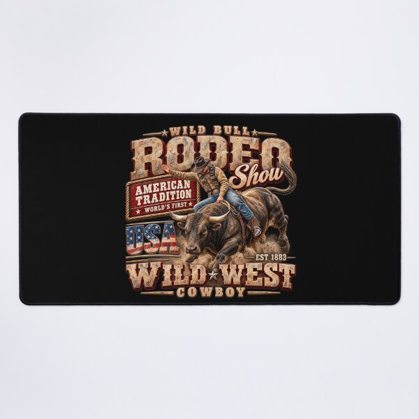 Item preview, Bucking Bull Rider Western Rodeo Cowboy Graphic designed and sold by Mitchell McMillin.