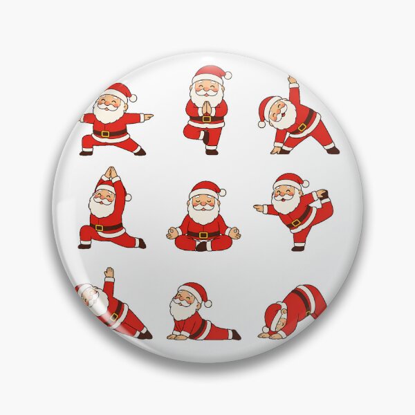 Item preview, Santa Claus Yoga Poses Christmas Yogi Instructor designed and sold by chattsuede.