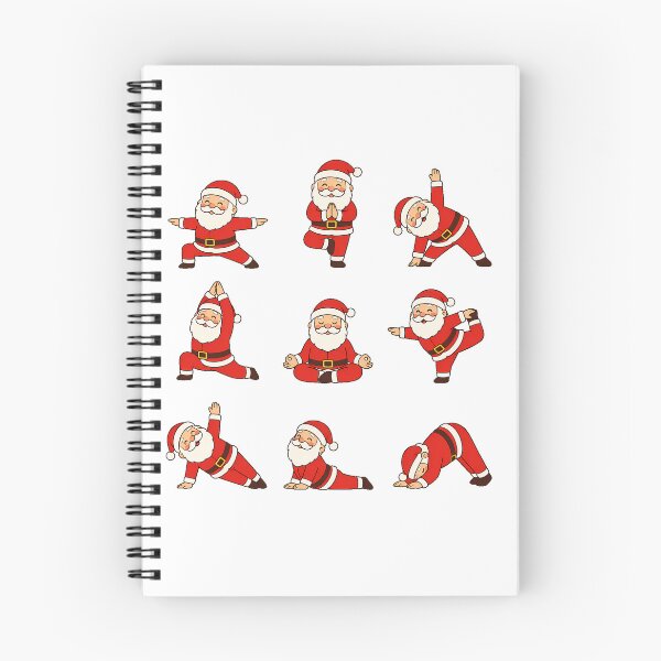 Item preview, Santa Claus Yoga Poses Christmas Yogi Instructor designed and sold by chattsuede.