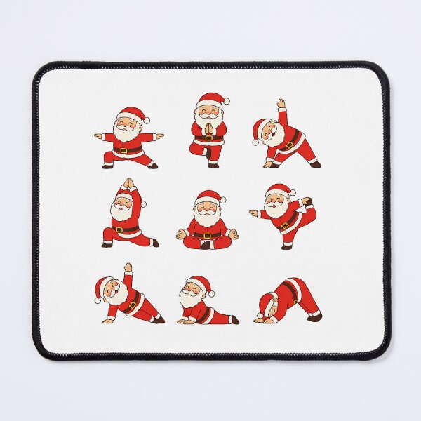 Item preview, Santa Claus Yoga Poses Christmas Yogi Instructor designed and sold by chattsuede.