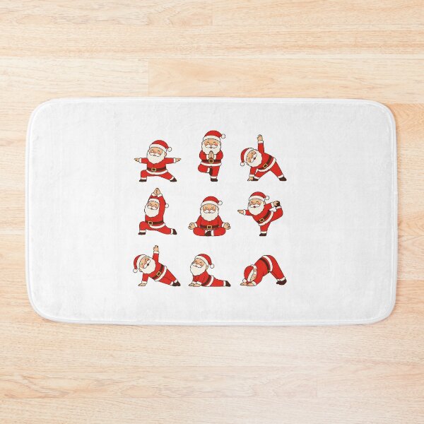 Item preview, Santa Claus Yoga Poses Christmas Yogi Instructor designed and sold by chattsuede.