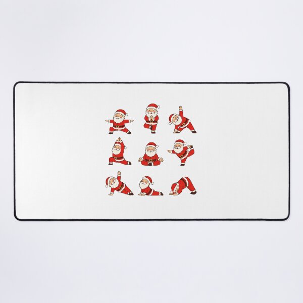 Item preview, Santa Claus Yoga Poses Christmas Yogi Instructor designed and sold by chattsuede.