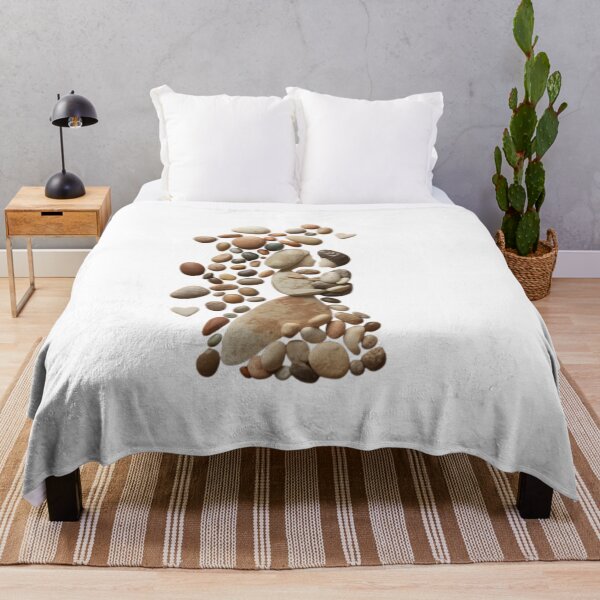 Item preview, Natural Pebble Art: Mother and Child Embrace designed and sold by PrintWavePro.