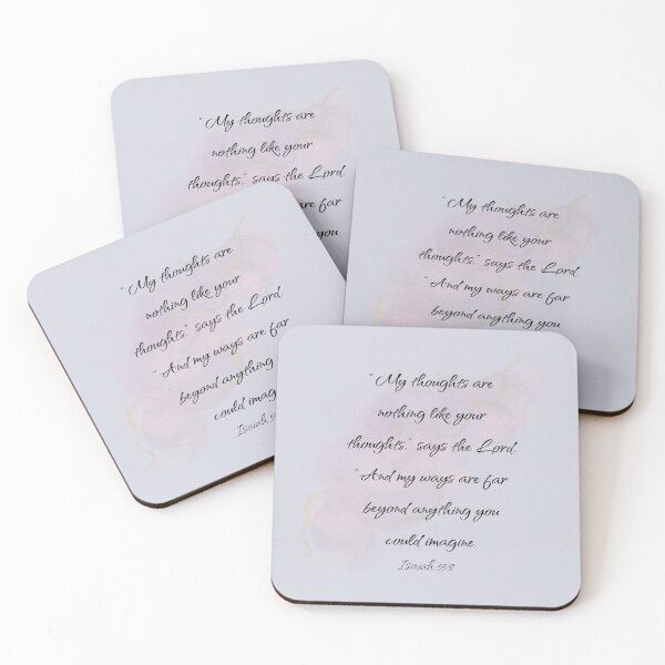 Item preview, God's Thoughts Bible verse designed and sold by PearlBolelang.