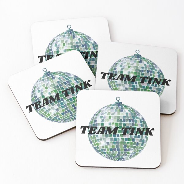 Item preview, Team Tink Maura Higgins & Mark Ballas DWTS Green Blue Mirrorball Dance Fan Design designed and sold by BuggysSunday.