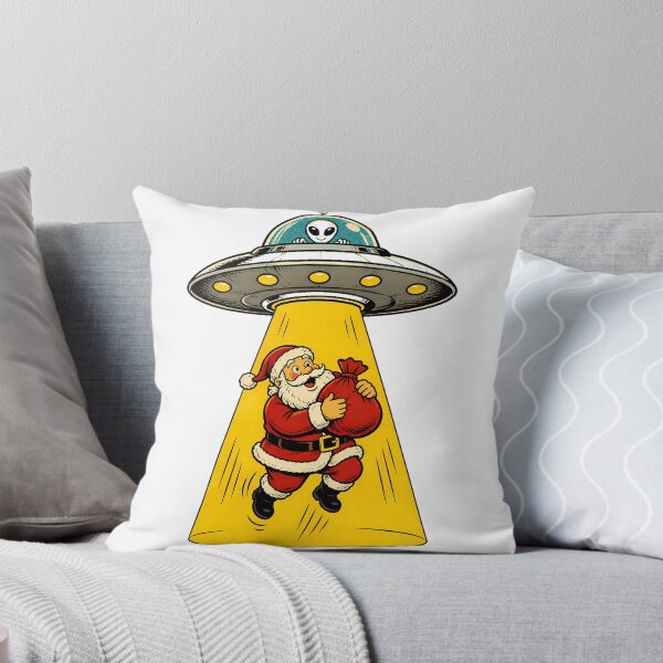 Item preview, Alien UFO Santa Abduction Sci Fi Christmas Comic designed and sold by chattsuede.