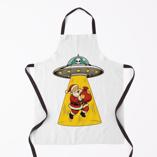 Item preview, Alien UFO Santa Abduction Sci Fi Christmas Comic designed and sold by chattsuede.