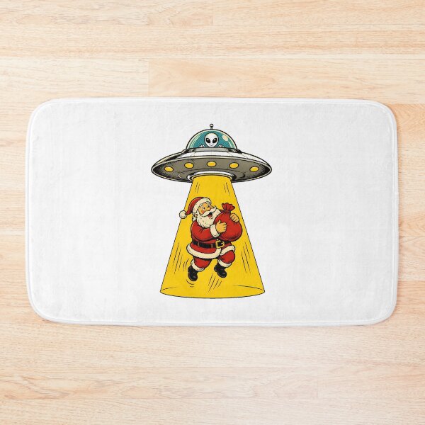 Item preview, Alien UFO Santa Abduction Sci Fi Christmas Comic designed and sold by chattsuede.