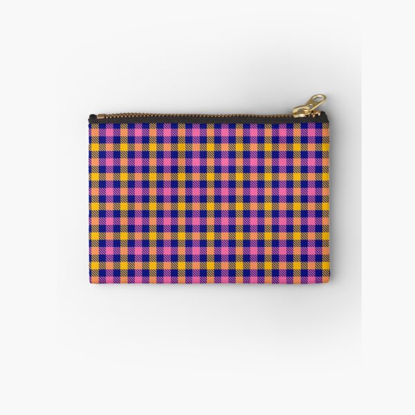 Item preview, Yellow And Pink On Blue Gingham Check   designed and sold by PatternTitan.