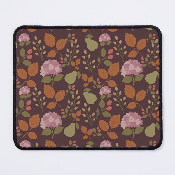 Item preview, French Autumn Hydrangea and Beech Botanical Pattern designed and sold by BelievingCreates.