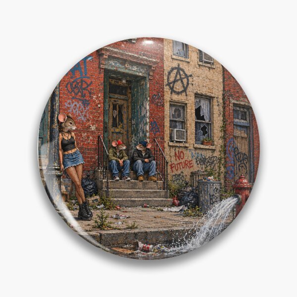 Item preview, Mouse Street Scene  designed and sold by ArtofDissent.