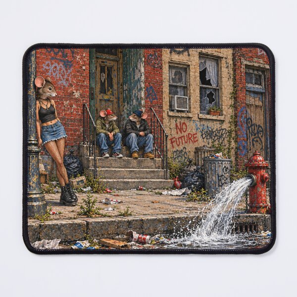 Item preview, Mouse Street Scene designed and sold by ArtofDissent.