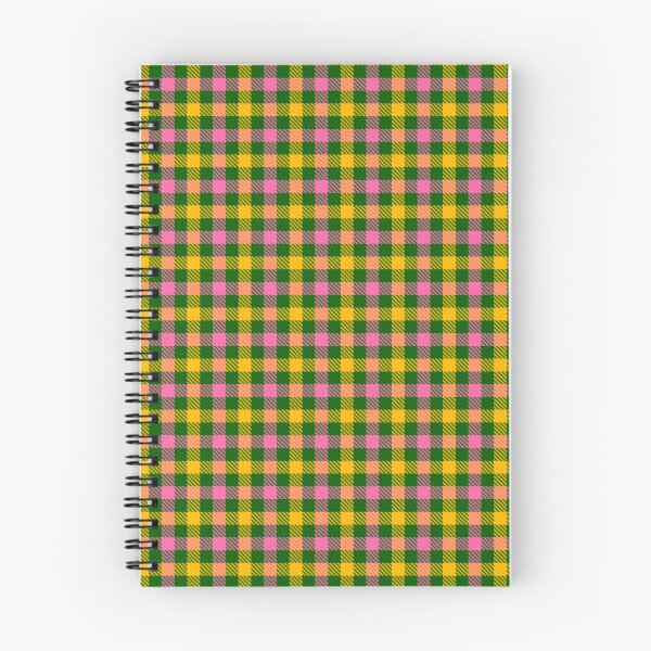 Item preview, Yellow And Pink On Green Gingham Check   designed and sold by PatternTitan.