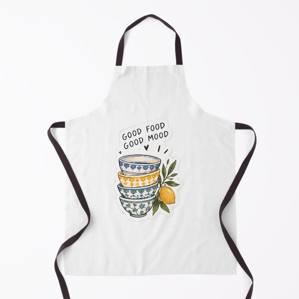 Item preview, Good Food Good Mood Sticker – Cute Ceramic Bowls designed and sold by posteratorshop.