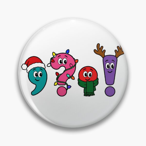 Item preview, English Teacher Christmas Punctuation Mark Squad designed and sold by chattsuede.
