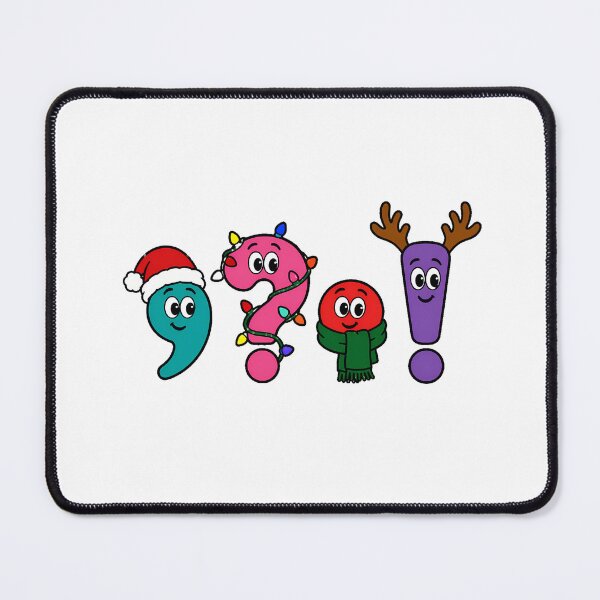 Item preview, English Teacher Christmas Punctuation Mark Squad designed and sold by chattsuede.