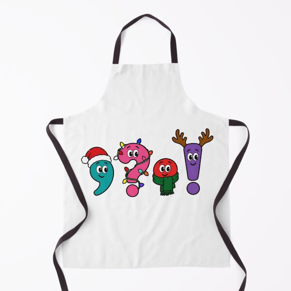 Item preview, English Teacher Christmas Punctuation Mark Squad designed and sold by chattsuede.