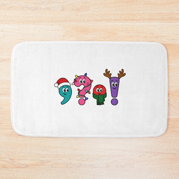 Item preview, English Teacher Christmas Punctuation Mark Squad designed and sold by chattsuede.
