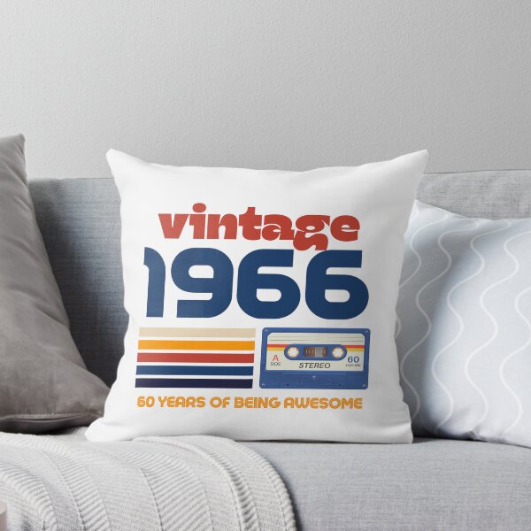 Item preview, Vintage 1966 60th Birthday Cassette 60 Years Of Being Awesome designed and sold by manu446jk.