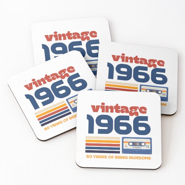 Item preview, Vintage 1966 60th Birthday Cassette 60 Years Of Being Awesome designed and sold by manu446jk.
