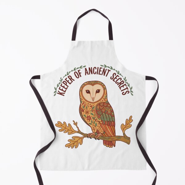 Item preview, Mystical Keeper of Ancient Secrets Folk Owl designed and sold by Shopeon Designs.