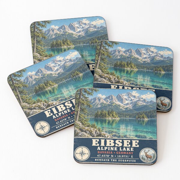Item preview, Eibsee Bavaria Vintage Alpine Lake Adventure designed and sold by naturalsurvival.
