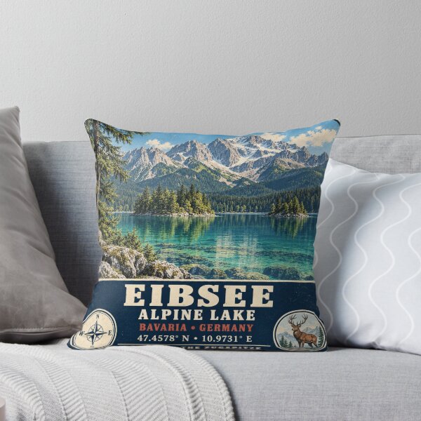 Item preview, Eibsee Bavaria Vintage Alpine Lake Adventure designed and sold by naturalsurvival.