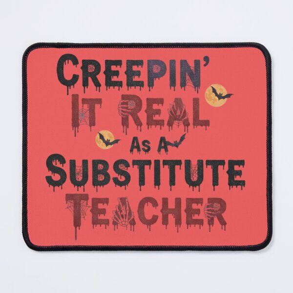 Item preview, Creepin It Real Substitute Teacher Spooky Font Graphic designed and sold by Exquisite Design Studio „Paculówka”.