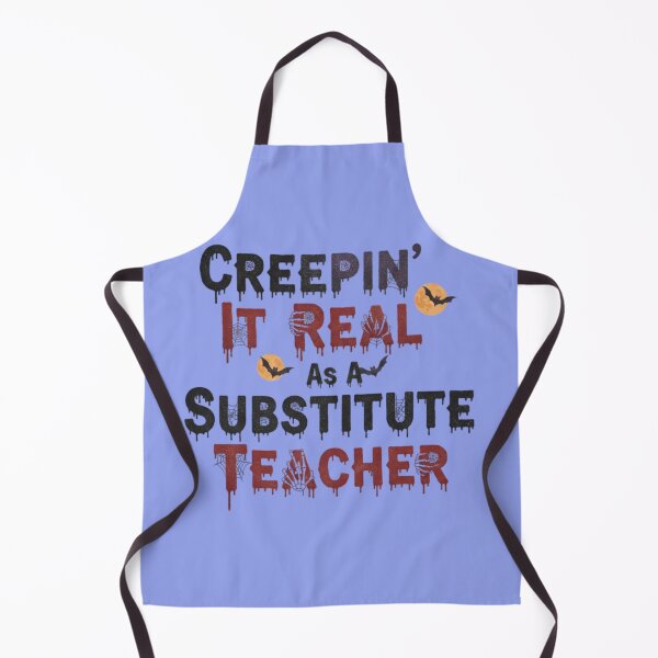 Item preview, Creepin It Real Substitute Teacher Spooky Font Graphic designed and sold by Exquisite Design Studio „Paculówka”.