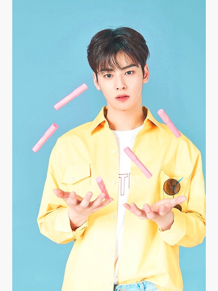 Astro Cha Eun Woo Greeting Card for Sale by gracesuzannexie