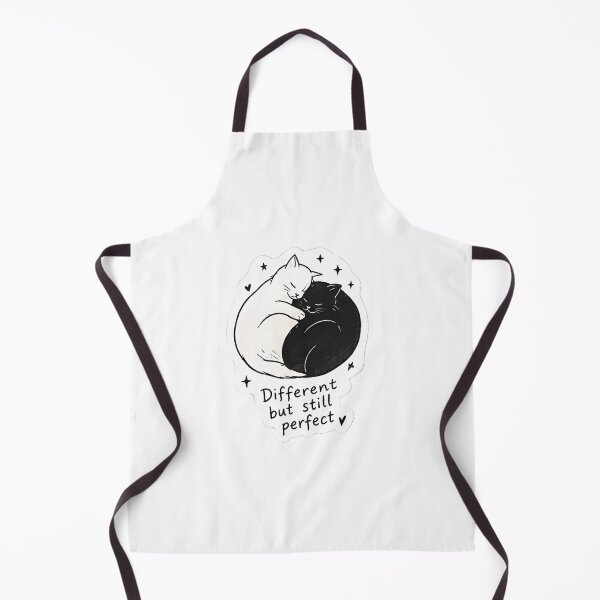 Item preview, Different But Still Perfect Sticker – Yin Yang Cats designed and sold by posteratorshop.