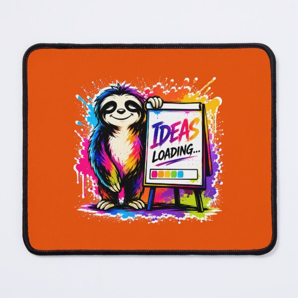 Item preview, Ideas Loading Funny Sloth Creative Mind Graffiti Art designed and sold by Cabrasco.