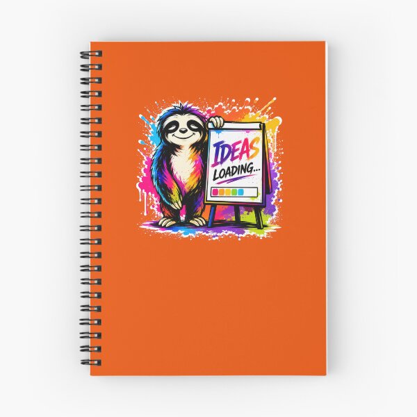 Item preview, Ideas Loading Funny Sloth Creative Mind Graffiti Art designed and sold by Cabrasco.