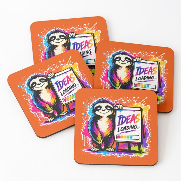 Item preview, Ideas Loading Funny Sloth Creative Mind Graffiti Art designed and sold by Cabrasco.