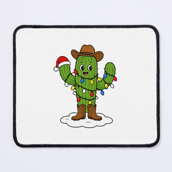 Item preview, Cowboy Christmas Cactus Desert Western Saguaro Boots designed and sold by chattsuede.